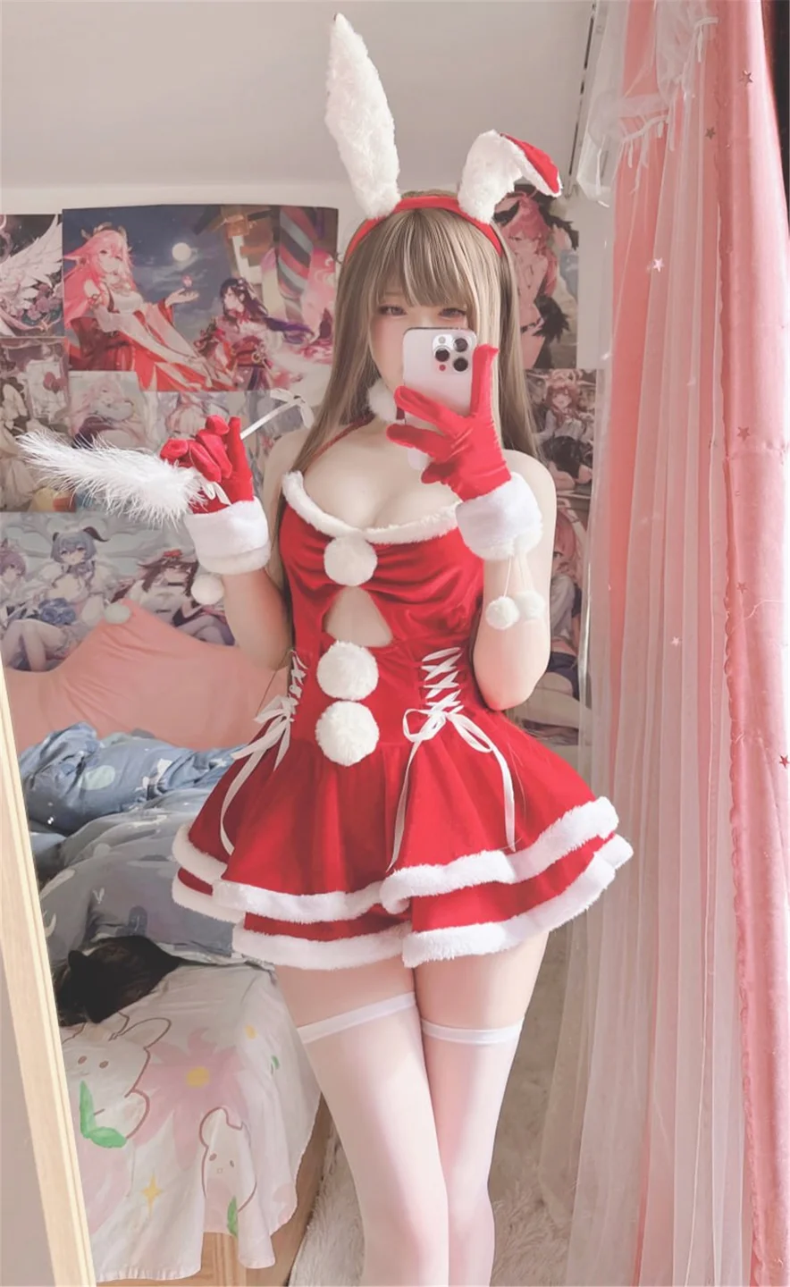 习呆呆_No_157_25_12_23_バニーサンタ_圣诞_18P,2V_35MB tg@simisebaisi 【丝足阁】017.webp